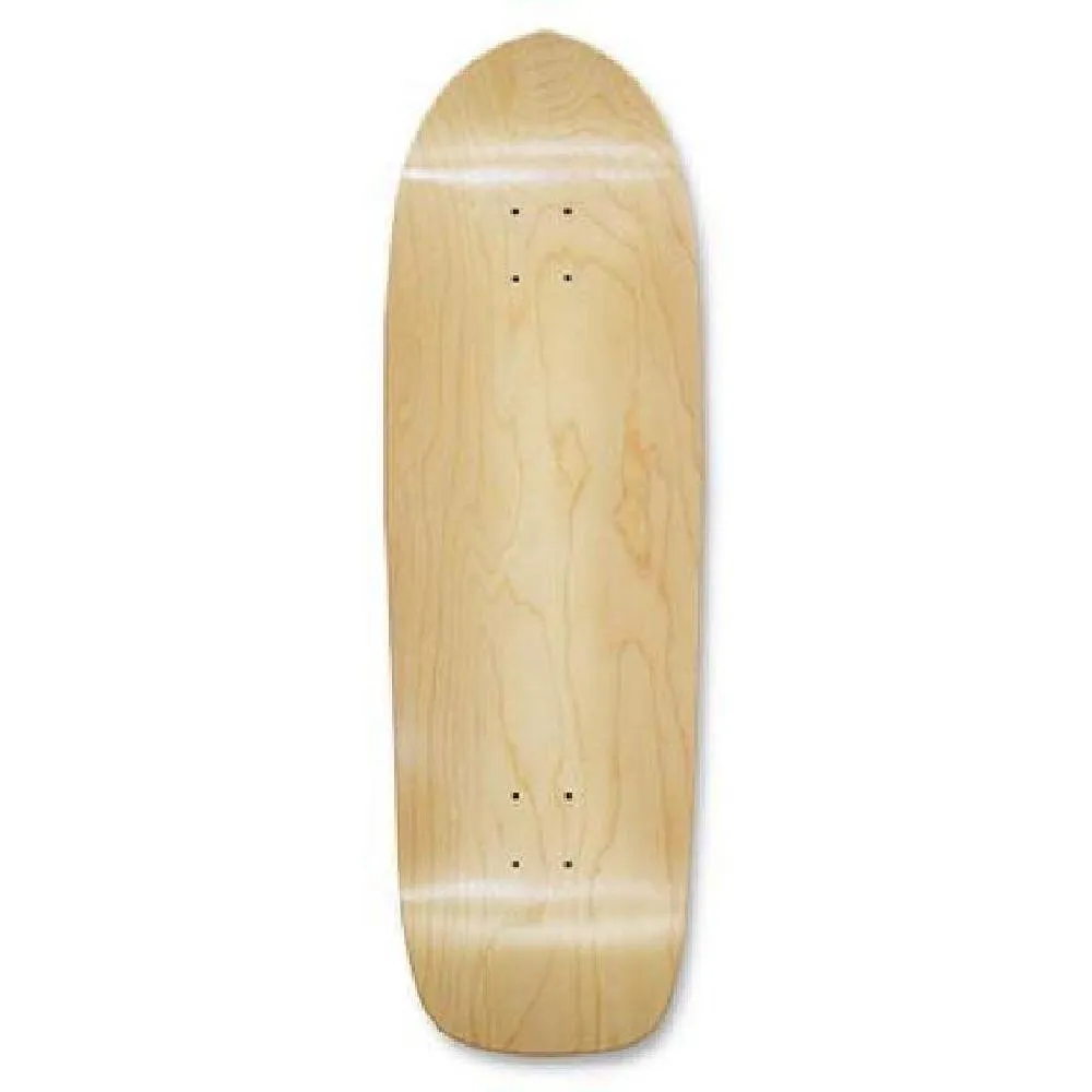 Blank Natural Old School Skateboard Deck  33 x 10 Deck