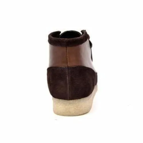 British Walkers Walker 100 Wallabee Boots Men's Brown Leather and Suede