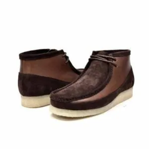 British Walkers Walker 100 Wallabee Boots Men's Brown Leather and Suede