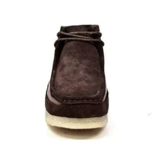 British Walkers Walker 100 Wallabee Boots Men's Brown Leather and Suede