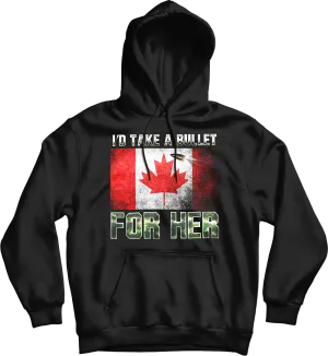 Canadian Military Veteran Pride Hoodie