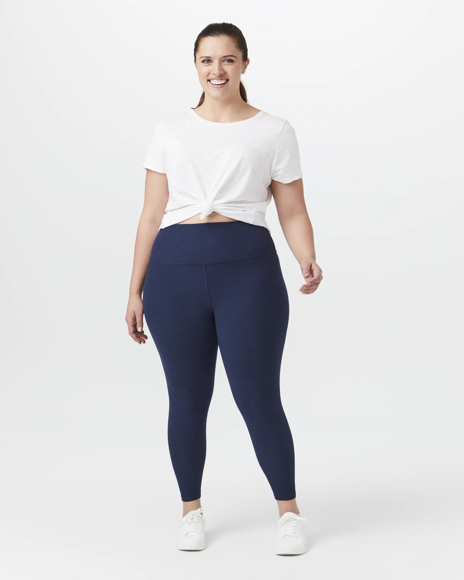 Charleigh High-Rise Legging | Navy