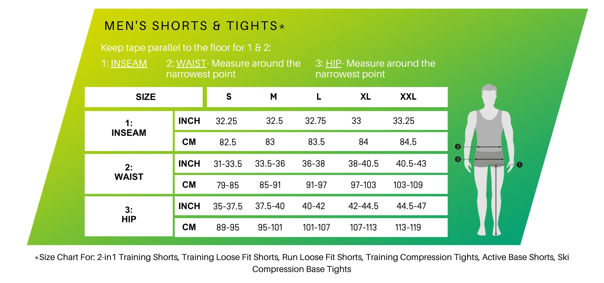 Cold Weather Base Shorts, Men