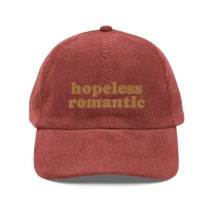 Hopeless Romantic Vintage Corduroy Cap