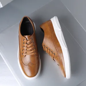 INSTOCK - British style sneakers lace-up retro single shoes