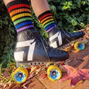 Old School Baby! Lucky Rainbow Socks
