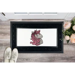 Pink Unicorn Sublimation Heavy Duty Door Mat