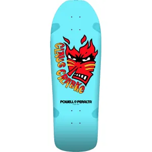 Powell Peralta Claus Grabke Aqua Skateboard Deck 10.25 x 30.5