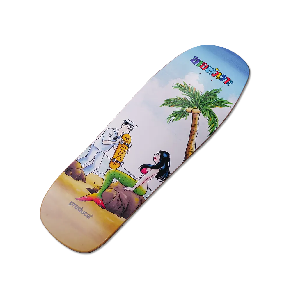 Preduce x KaiHuaRor Team Old School Skateboard Deck 10 x 31.59