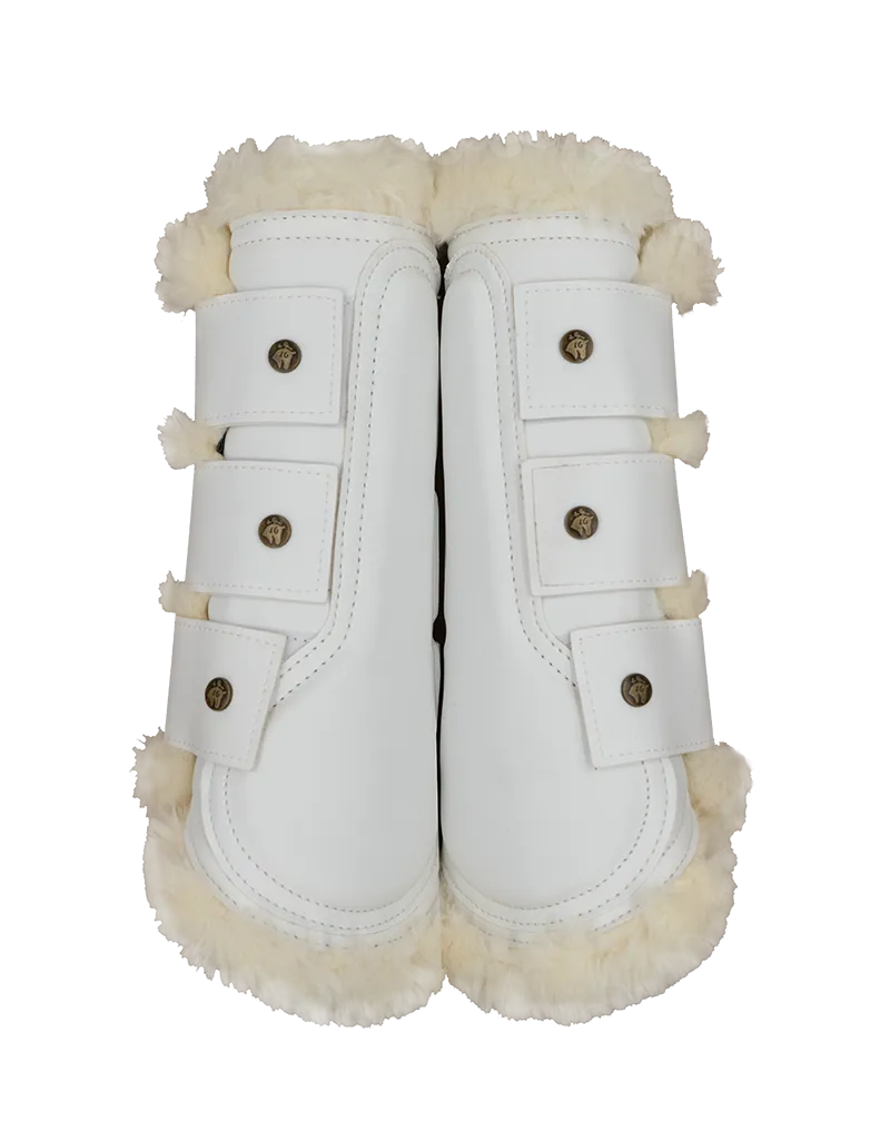 Sixteen Cypress Faux Sheepskin Lined Brushing Boots - Pair